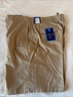 croft & barrow Men's Flat-Front twill Shorts